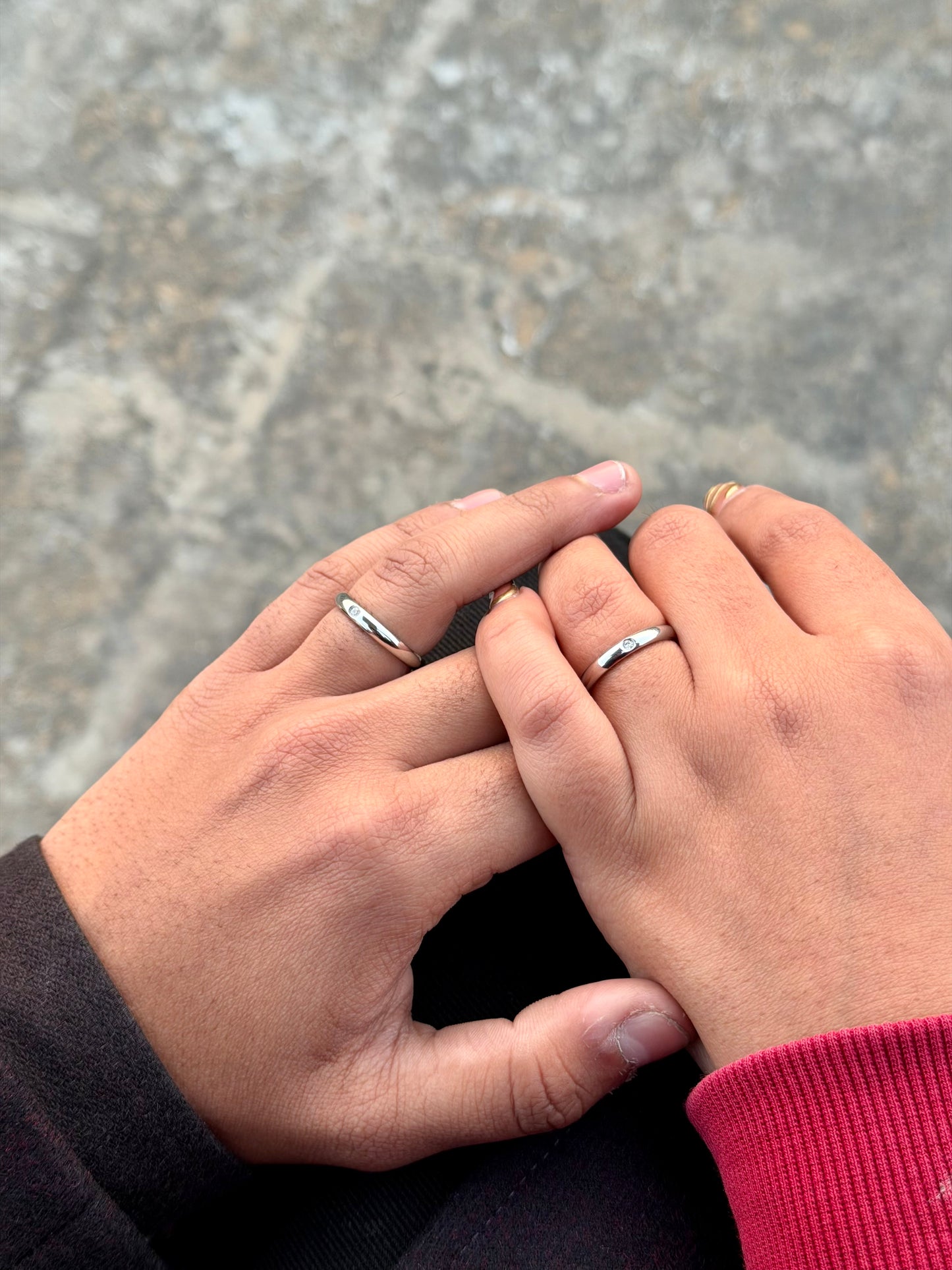 Promise Unisex Couple Ring