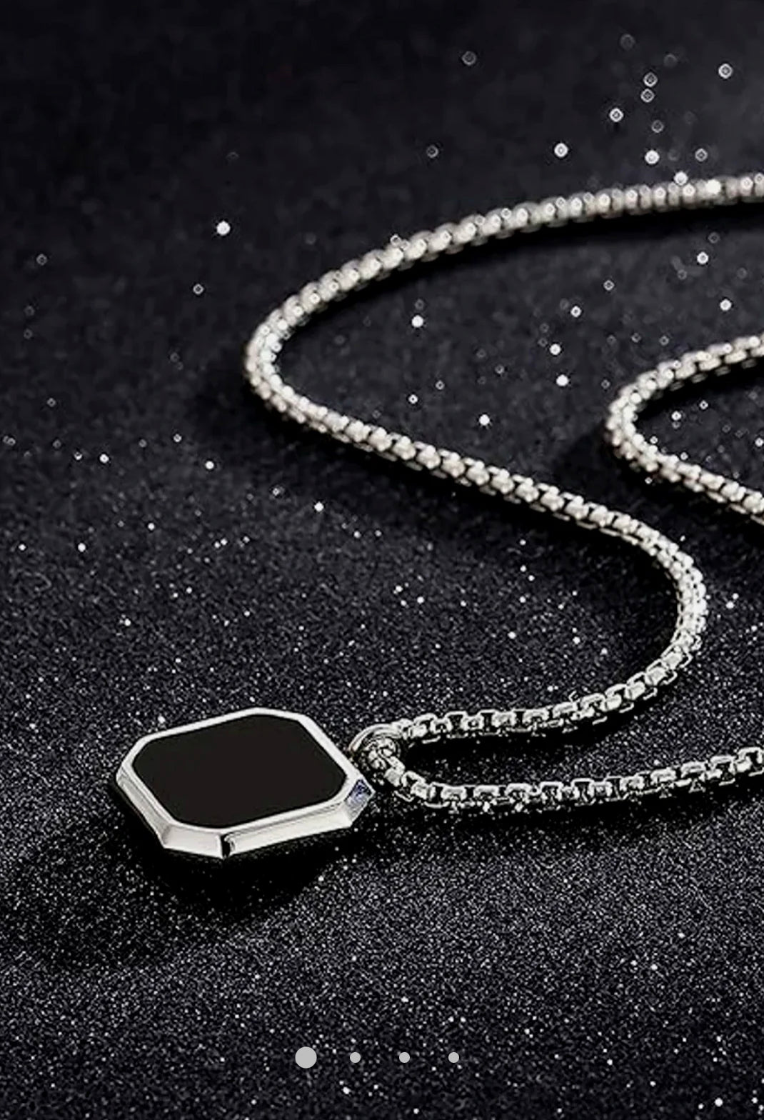 Silver Solid Men's Neck chain