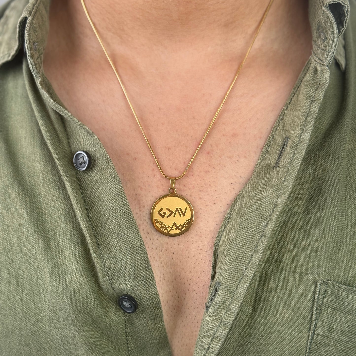 GOD IS GREATER THAN HIGH & LOW UNISEX CHAIN