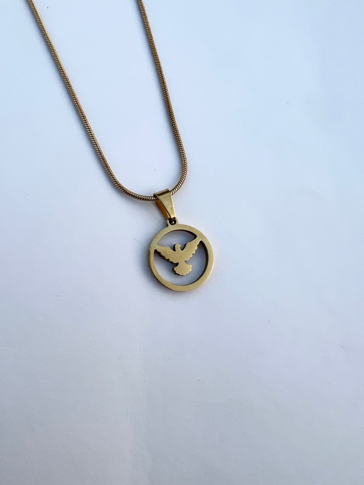 18K Gold Plated Bird Unisex Chain