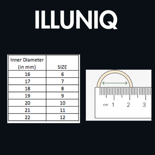 18K Solid Silver Men's Ring