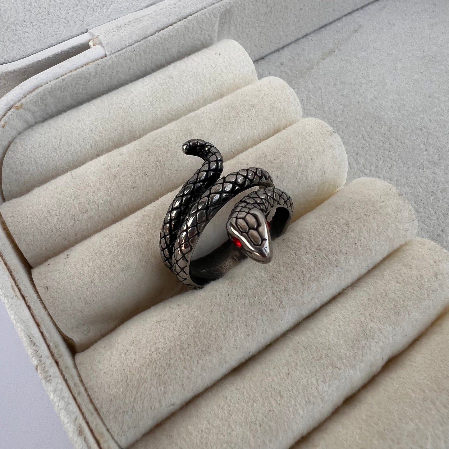 Snake Stainless Steel Ring