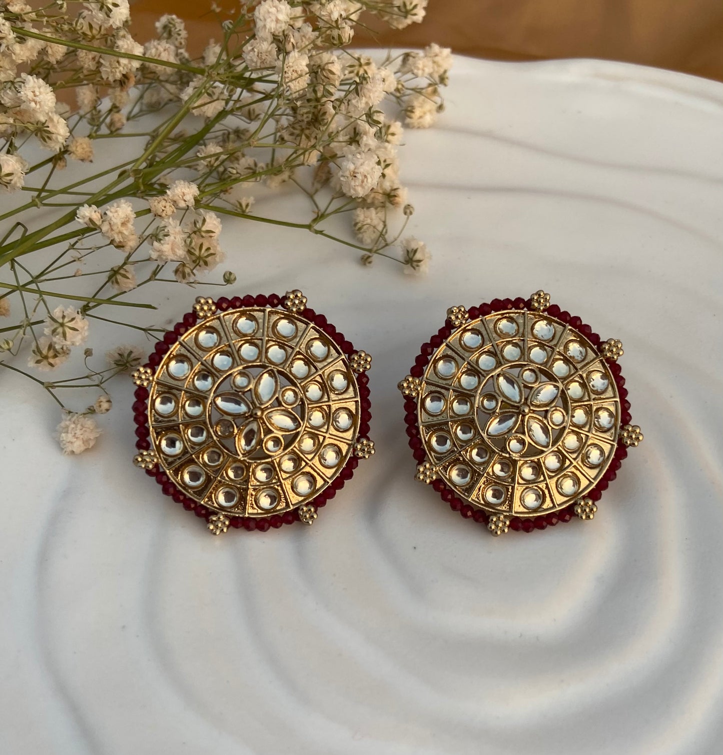 Kundan Embellished Studs