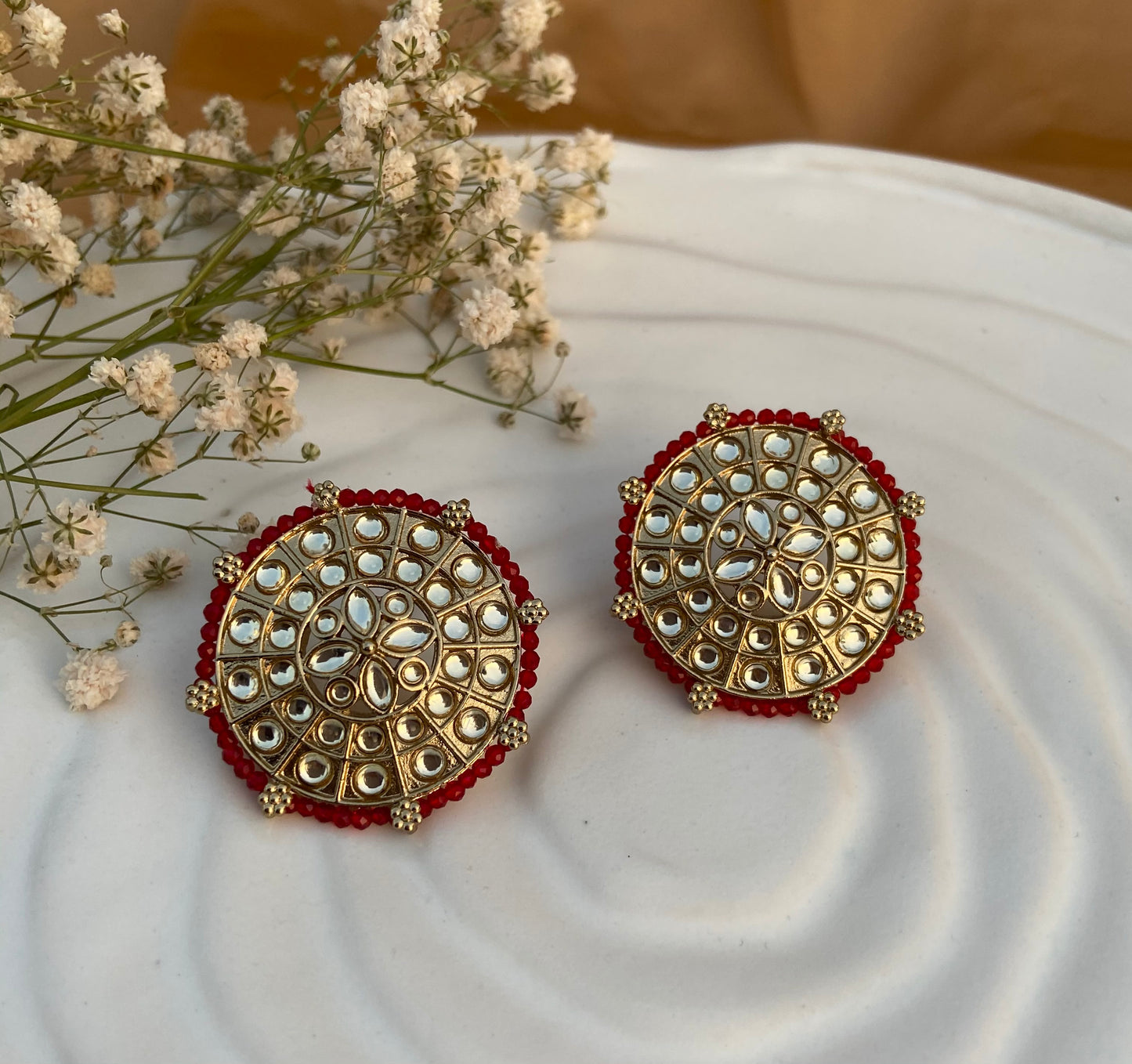 Kundan Embellished Studs