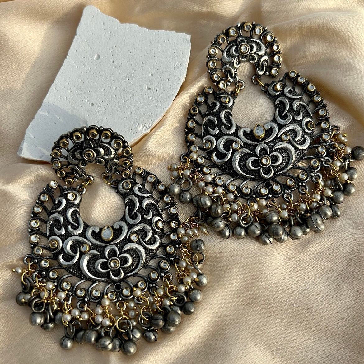 Oxidized Earrings