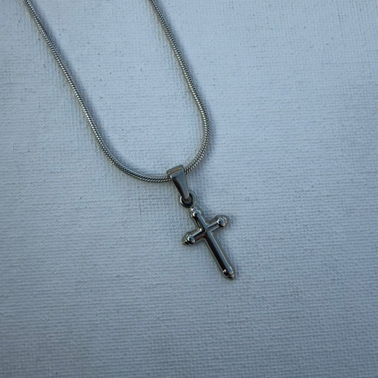 SILVER CROSS UNISEX CHAIN