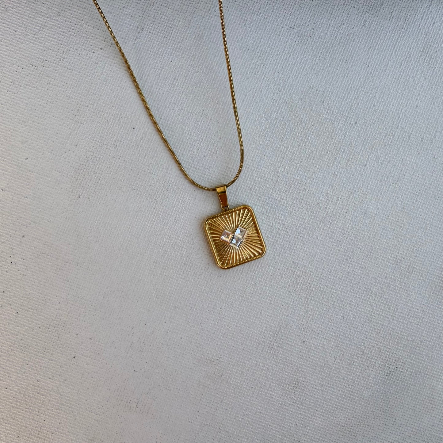 Square Hearts Unisex Neck Chain