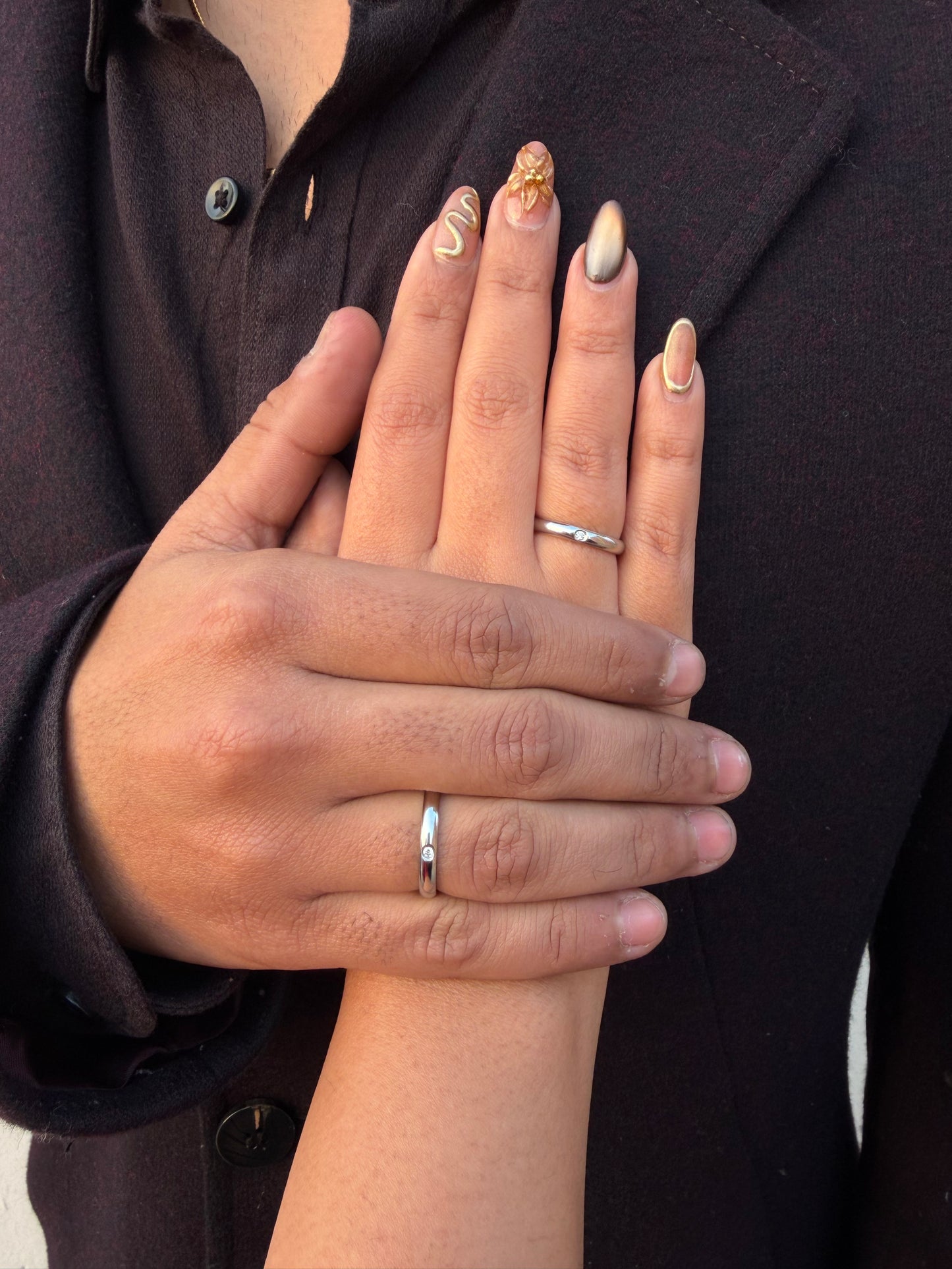 Promise Unisex Couple Ring