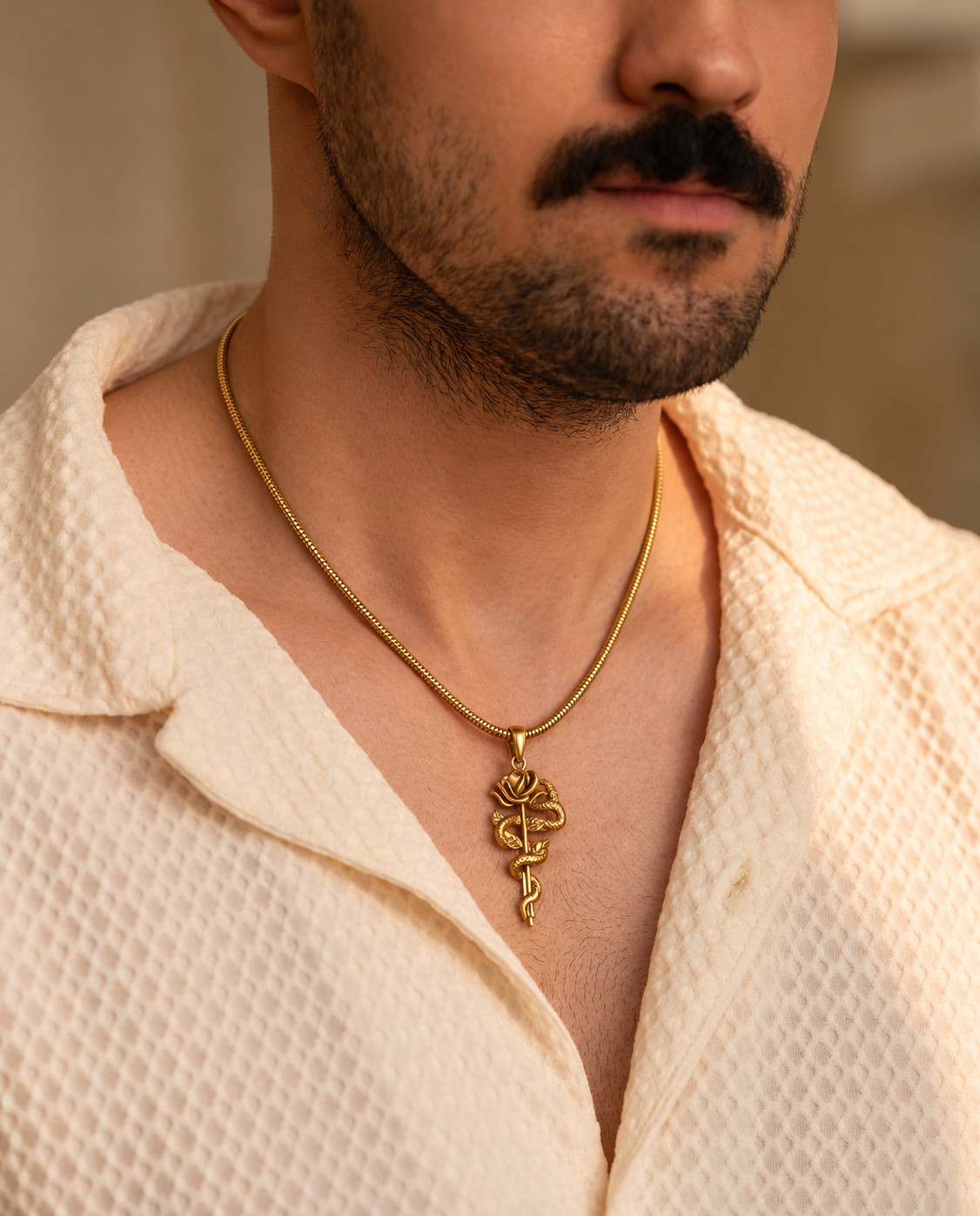 The Serpent Embrace Unisex Chain