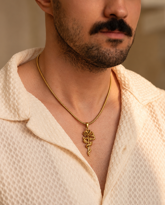 The Serpent Embrace Unisex Chain