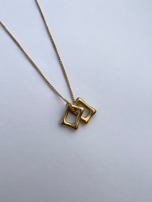 Geometric Duo Unisex Chain