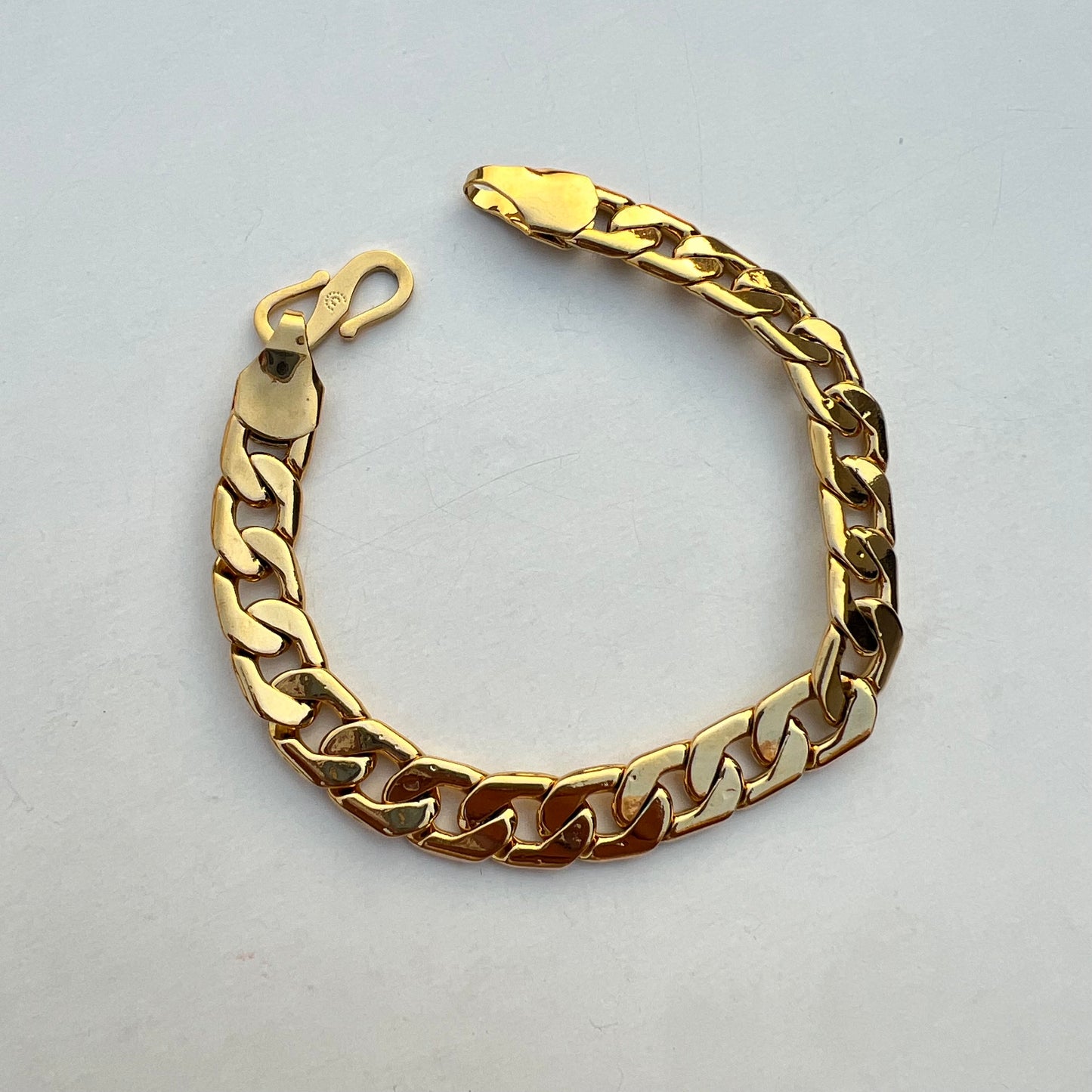 Milan 18K Gold Plated Cuban Men's Bracelet