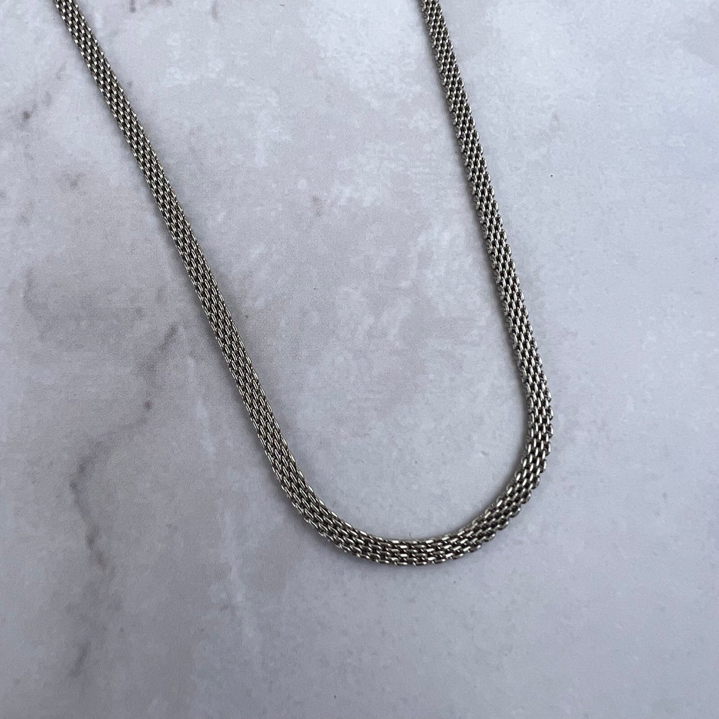 Silver Mesh Chain