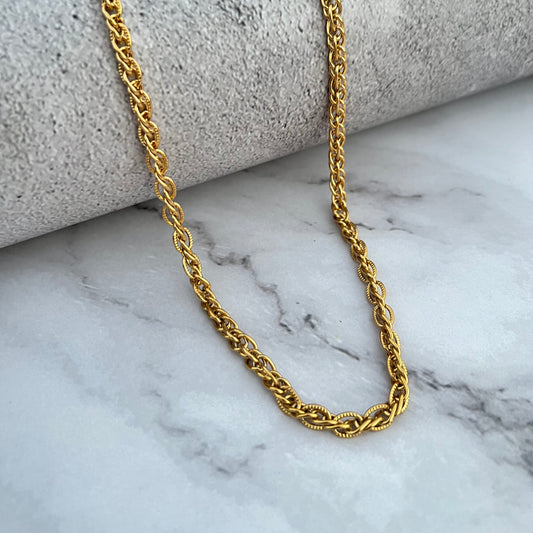 18K Gold Plated Unisex Chain