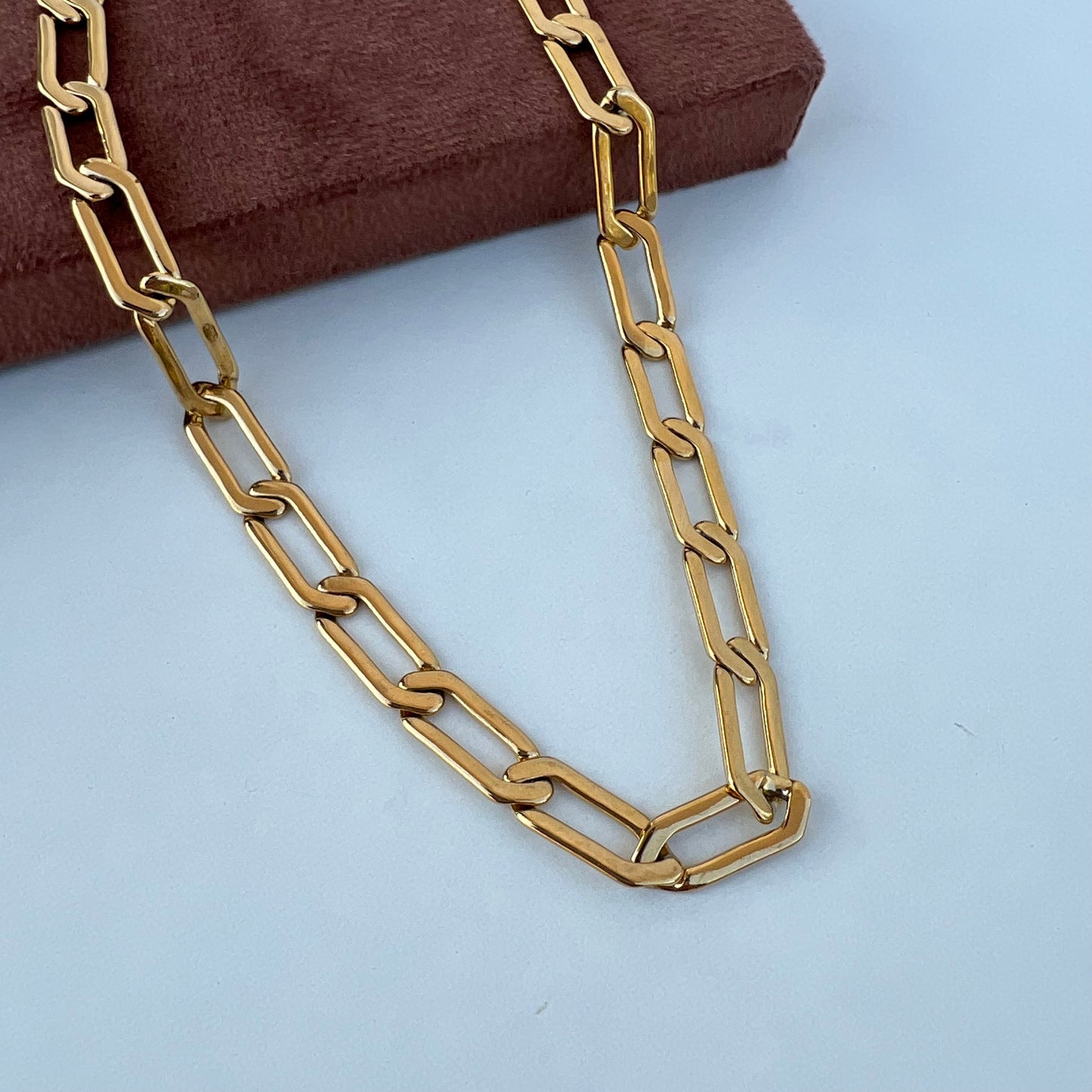 18K Gold Plated Link Unisex Chain