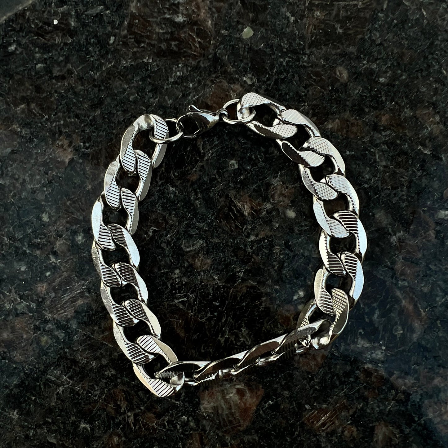 Cuban Silver Bracelet for Men's