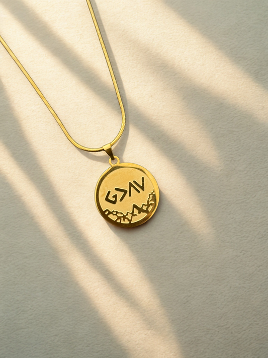 GOD IS GREATER THAN HIGH & LOW UNISEX CHAIN