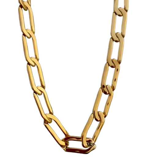 18K Gold Plated Link Unisex Chain