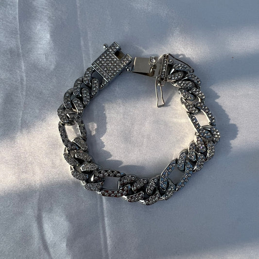 Link Lock Iced Out Unisex Bracelet