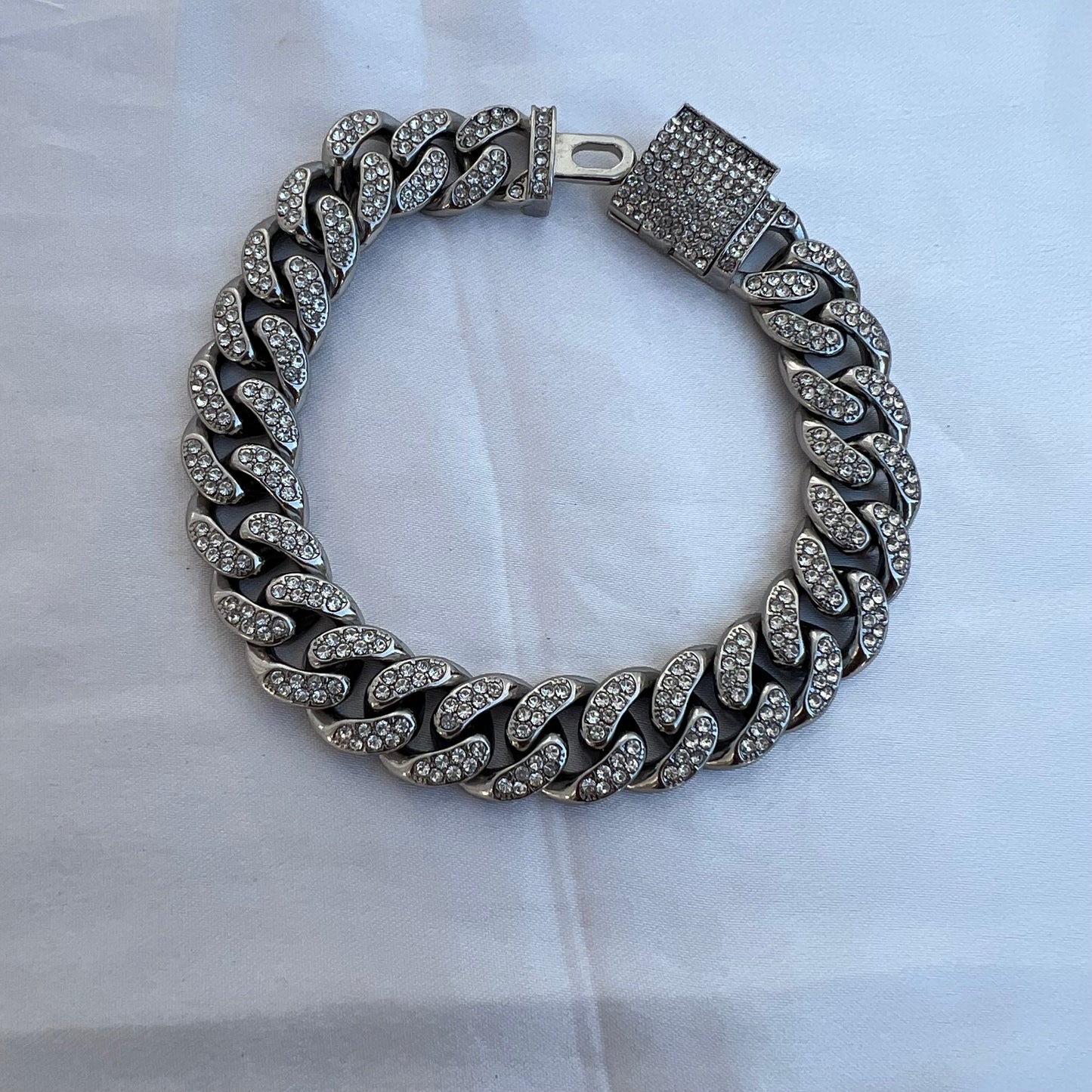 Cuban Iced Out Unisex Bracelet