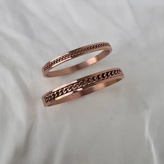 Rose Gold Unisex Bracelet Unise Combo