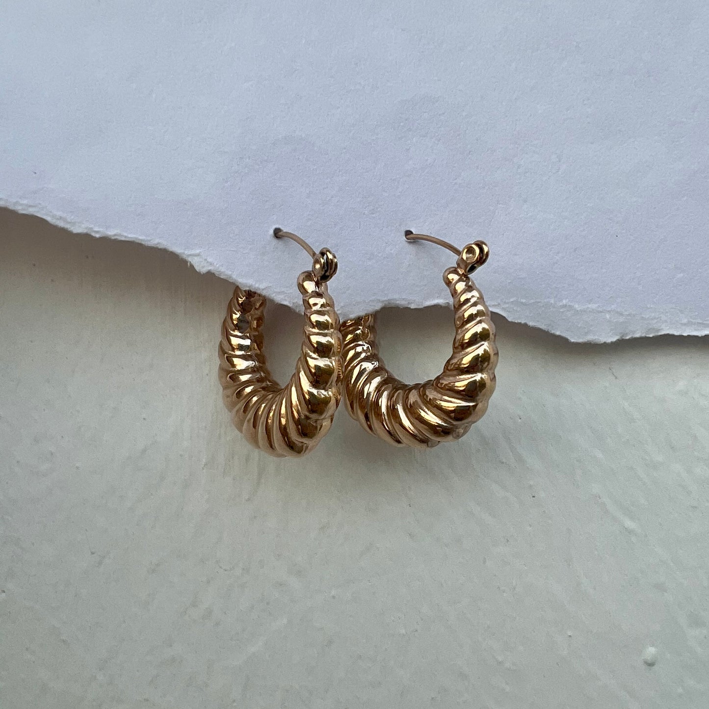 Croissant Hoop Earrings