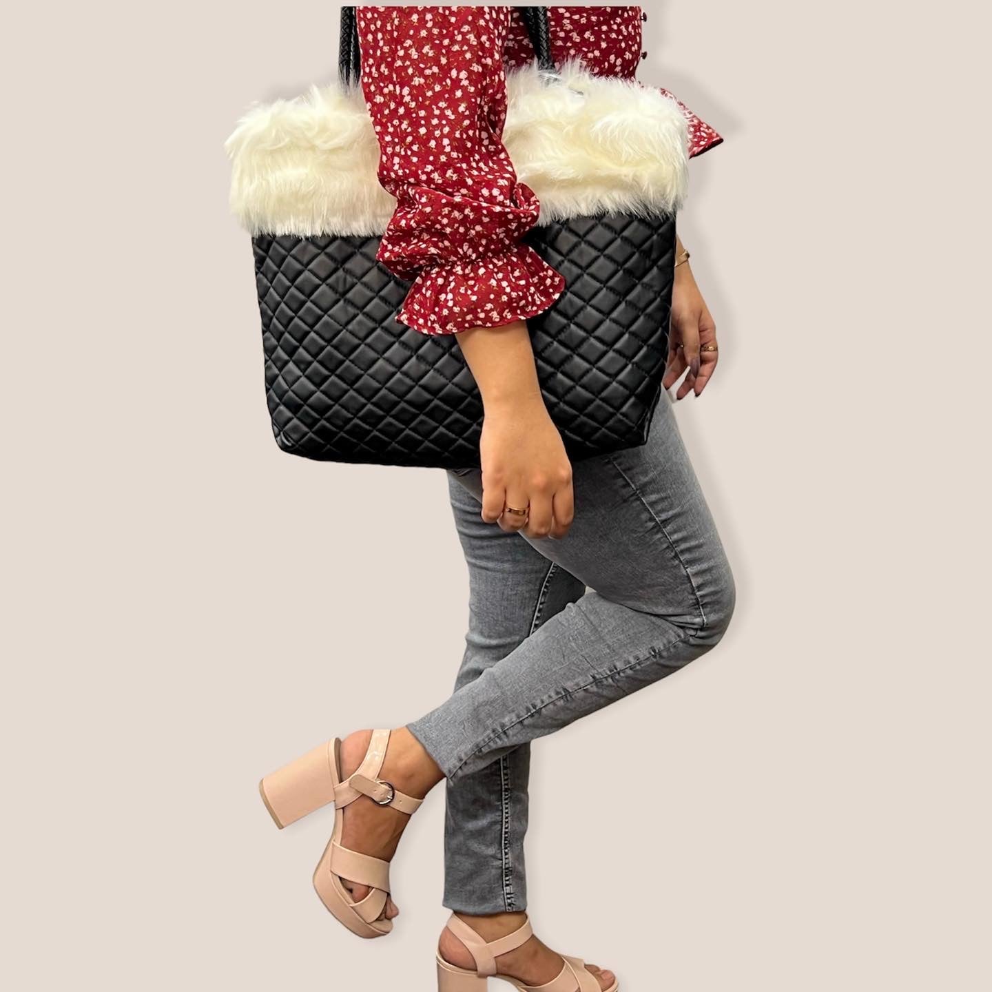 Fur Tote Bag