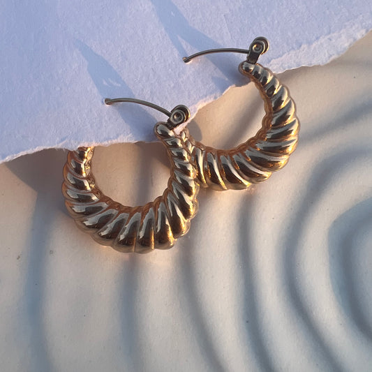 Croissant Hoop Earrings