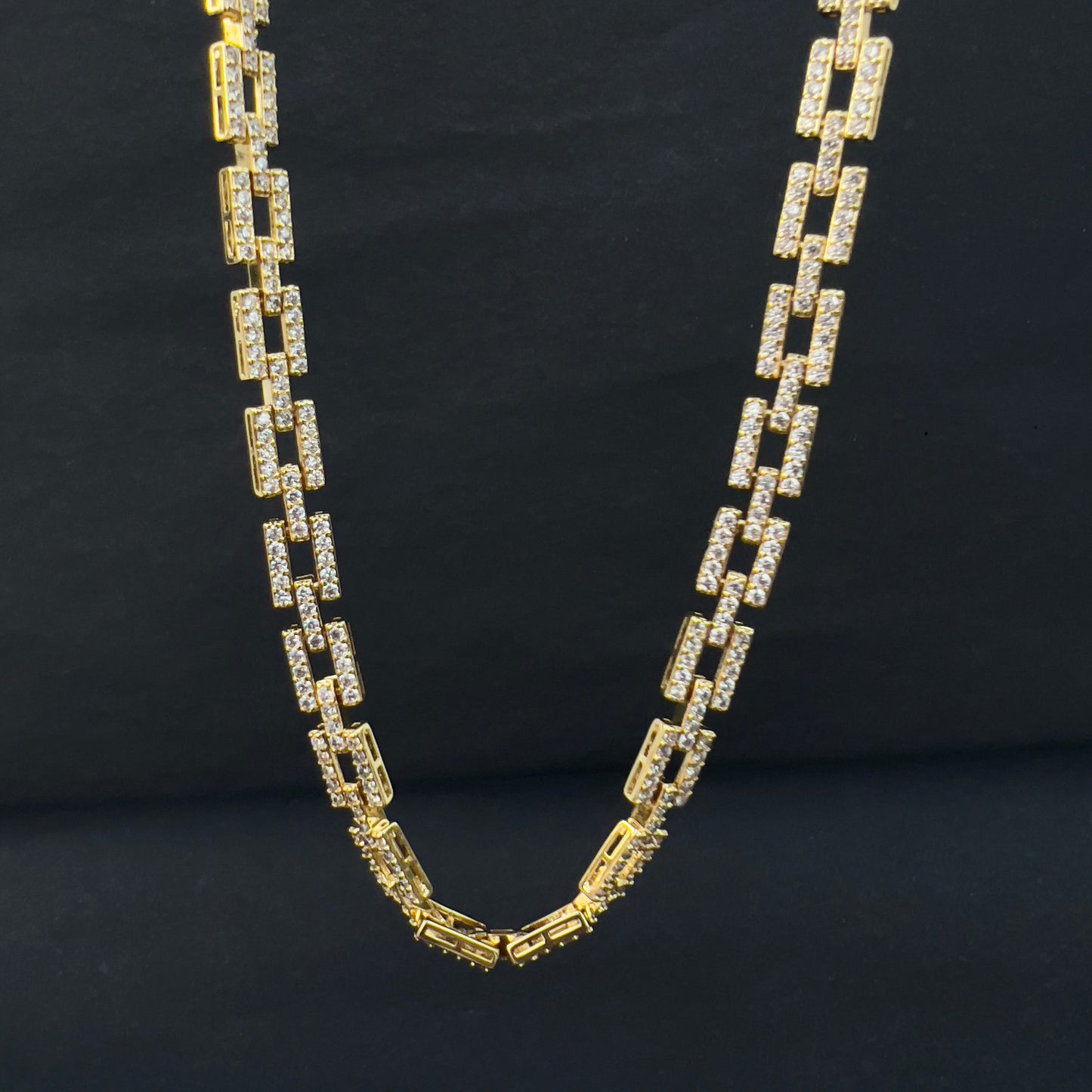 8mm Fenzy Cuban Gold Neck Chain