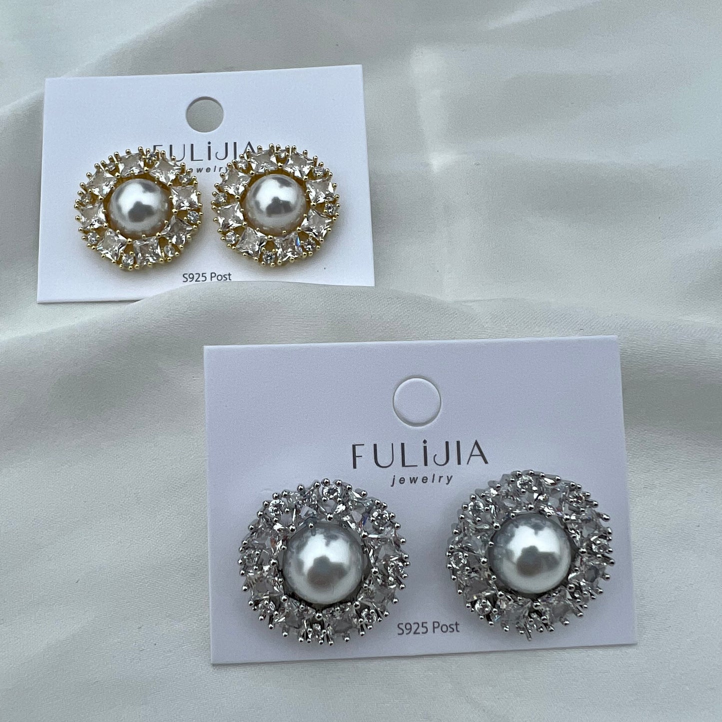 Statement American Diamond Studs