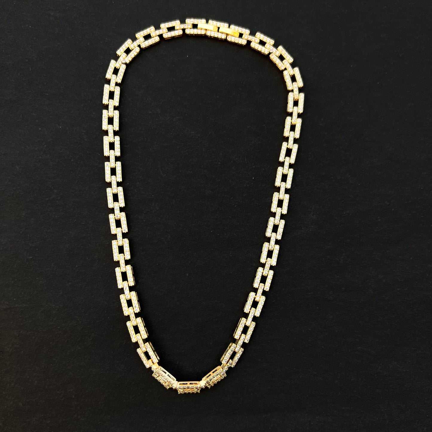 8mm Fenzy Cuban Gold Neck Chain