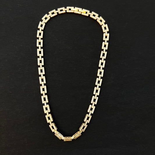 8mm Fenzy Cuban Gold Neck Chain