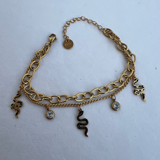 Snake Charm Bracelet