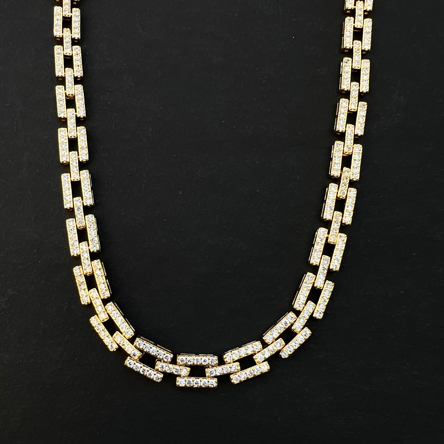 8mm Fenzy Cuban Gold Neck Chain