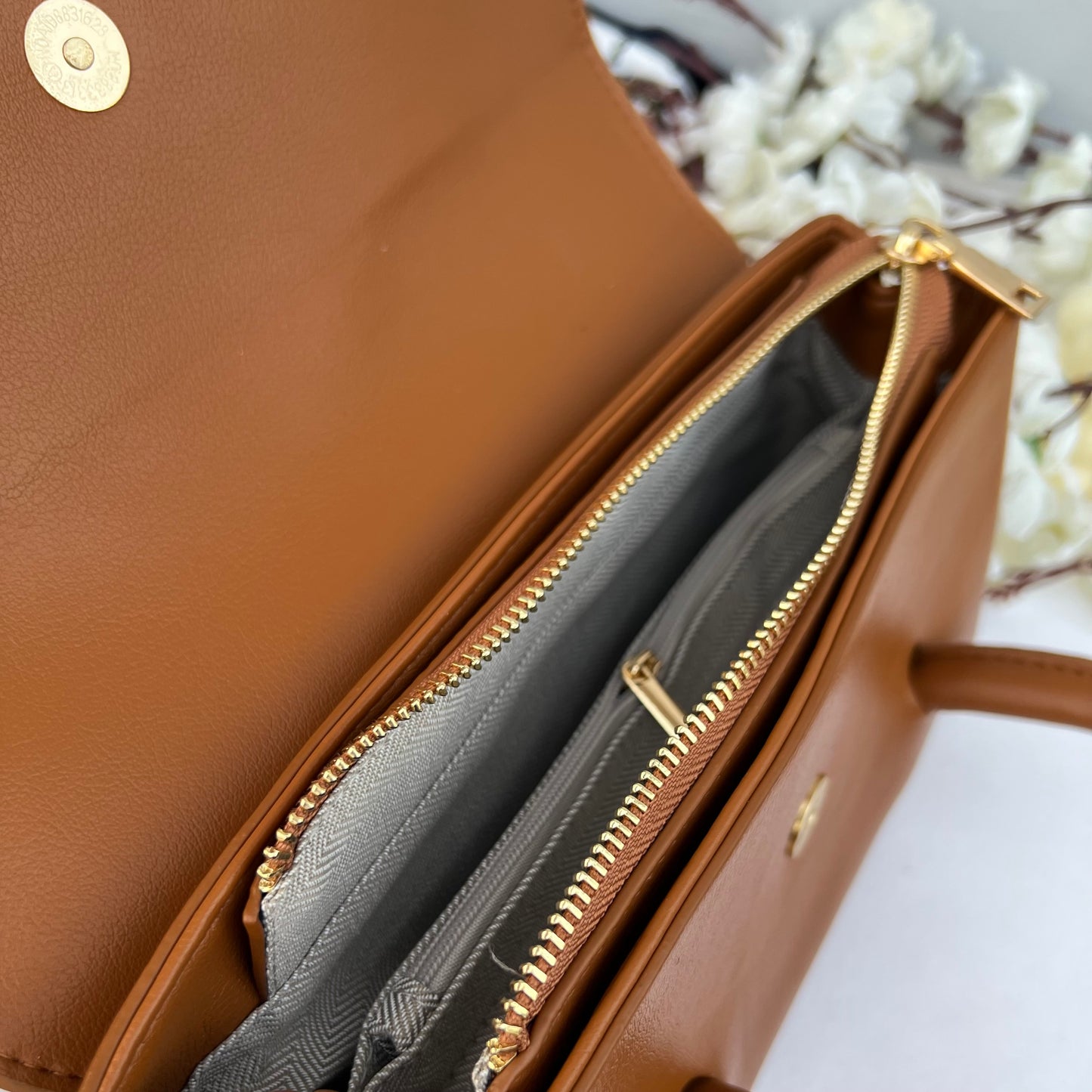 Top Handle Bag with Long Sling